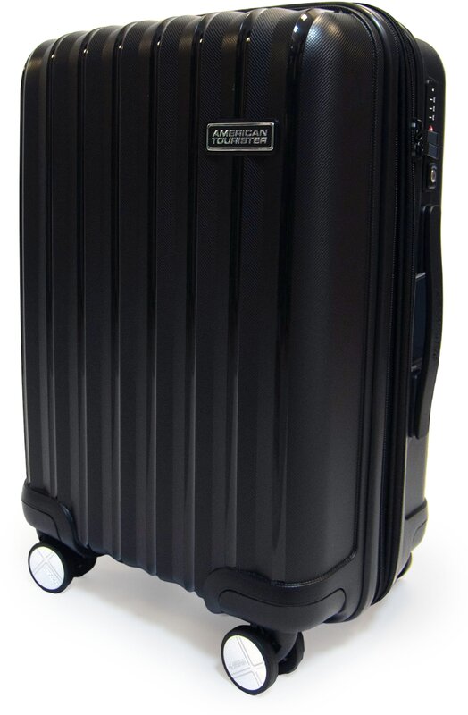 Чемодан American Tourister, 44 л, размер S, черный