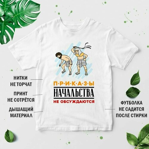 фото Футболка, размер 3xl, белый нет бренда