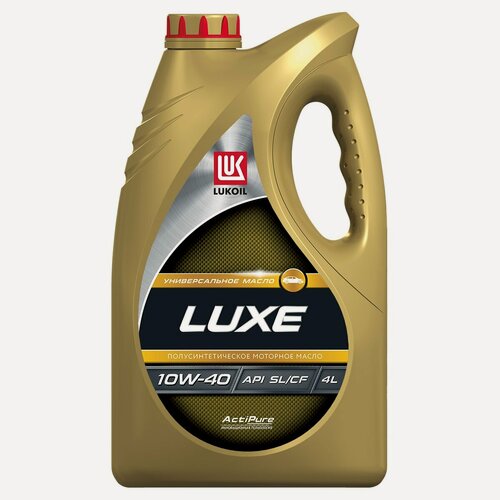 Изображение товара Масло моторное LUKOIL LUXE 10W-40, API SL/CF, полусинтетическое, 4 л