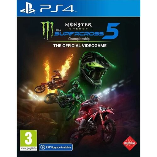 Игра Monster Energy Supercross 5 The Official Videogame для PlayStation 4