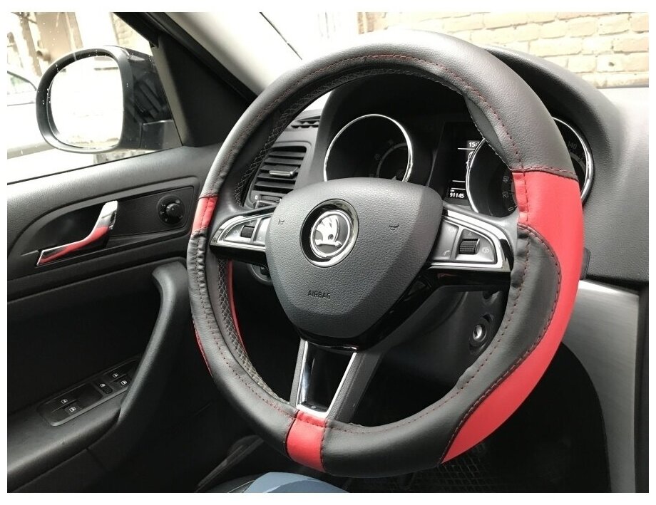 Оплетка на руль Датсун, Датсан Онда, Он-до (Datsun Ondo), М(37-39см ...