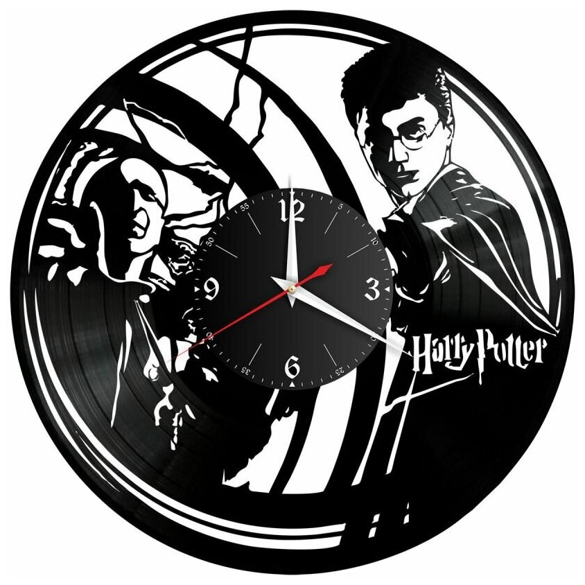 Часы из винила Redlaser "Гарри Поттер, HP, Harry Potter, Гарри " VW-10925