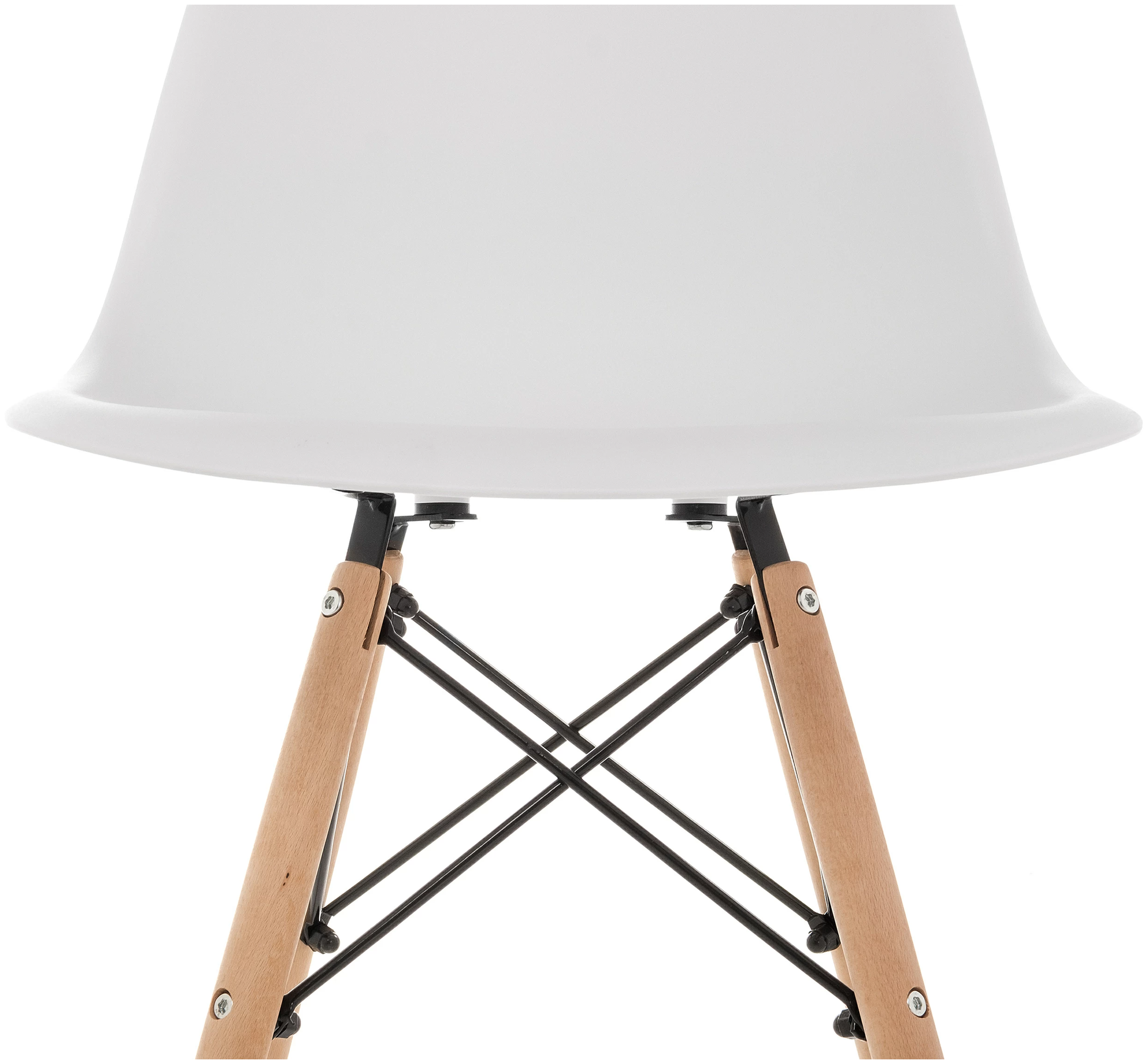 Пластиковый стул Woodville Eames PC-015 белый - фотография № 7