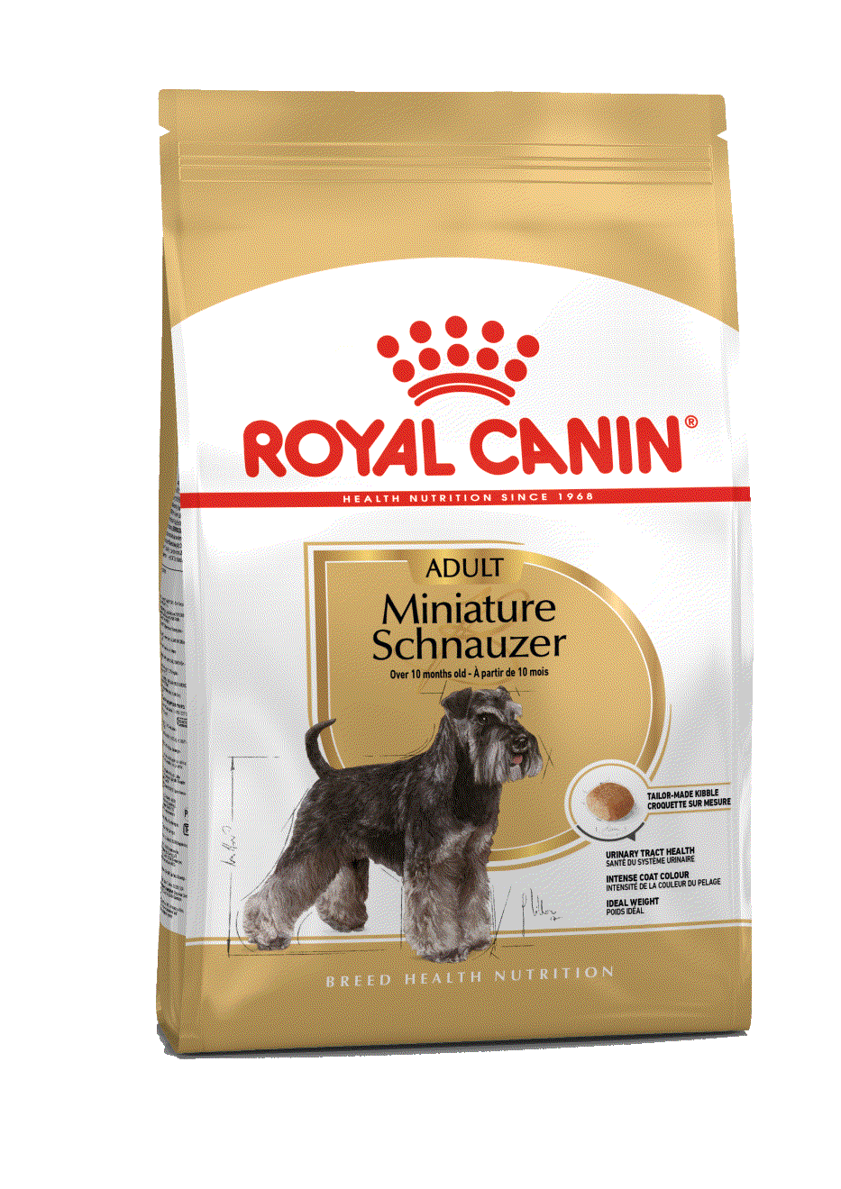 Корм для взрослых собак Royal Canin Miniature Schnauzer Adult (Миниатюрный Шнауцер Эдалт) сухой для породы Миниатюрный Шнауцер от 10 месяцев, 3 кг - фотография № 10