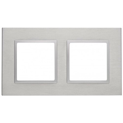 ЭРА 14-5202-03 Elegance Алюминийалюм металл рамка 2-ая Б0034547 20 шт 33000₽