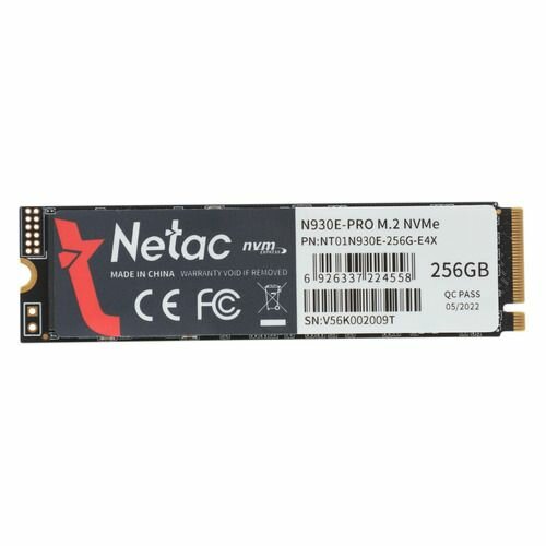 Твердотельный накопитель Netac N930E PRO 256 ГБ M2 NT01N930E-256G-E4X