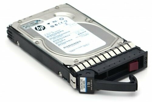 Жесткие диски HP Жесткий диск HP 1TB 3G SAS 7.2K RPM LFF DP MIDLINE MB1000BAWJP