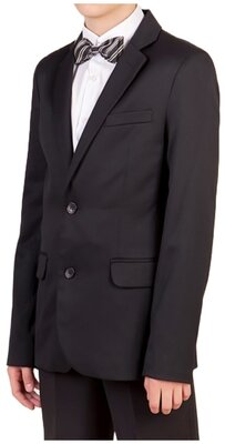 Школьный пиджак Инфанта, размер 134-64, черный