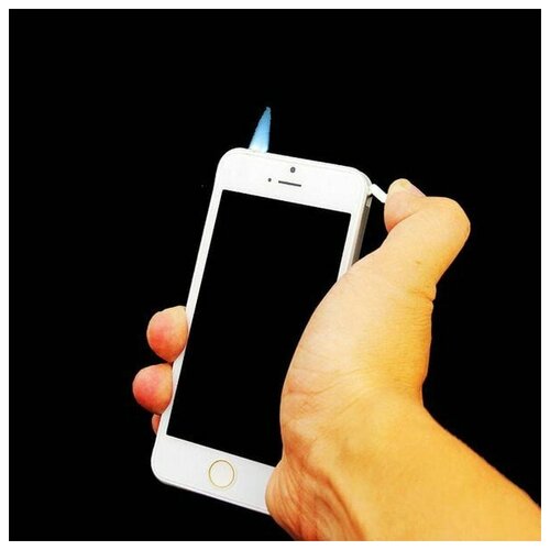 Зажигалка iFire, турбо-зажигалка в виде iPhone 6, многоразовая баллон с газом для паяльника зажигалки 180 мл