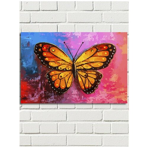 Картина по номерам Красочная бабочка - 8476 Г 60x40