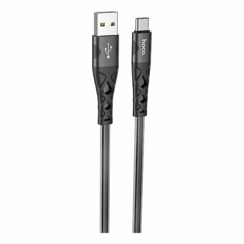 Дата-кабель Hoco U105 USB-Type-C, 1.2 м, черный дата кабель hoco x32 usb type c 2 a 1 м черный