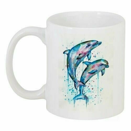 Кружка, чашка, пиала, чаша, Дельфин, Арт.