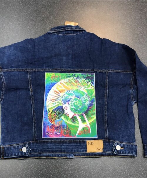 Джинсовая куртка , размер §16371194, голубой