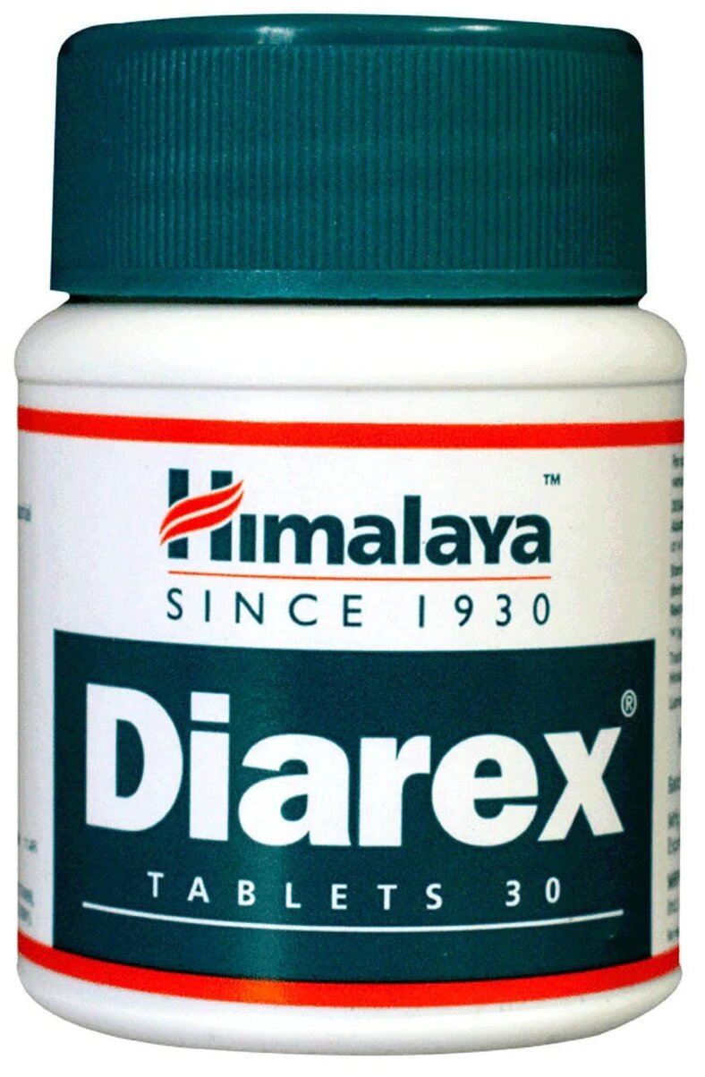Экстракт растений Диарекс Хималая / Diarex Himalaya Herbals антидиарейное и антибактериальное средство при кишечных инфекциях 30 таб.