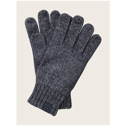 фото Перчатки tom tailor для мужчин темно-синие, размер s/m (9,5)