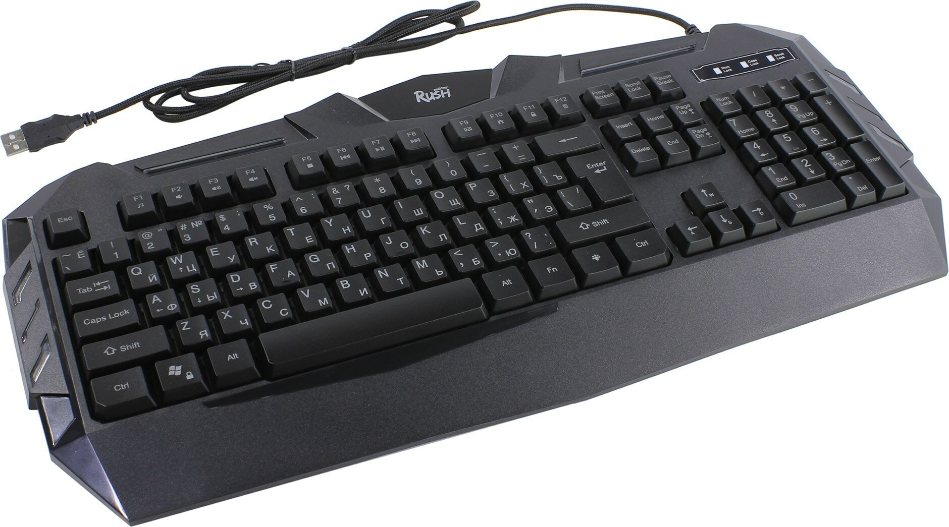 Клавиатура SmartBuy SBK-309G-K игровая, USB, черная - фото №7