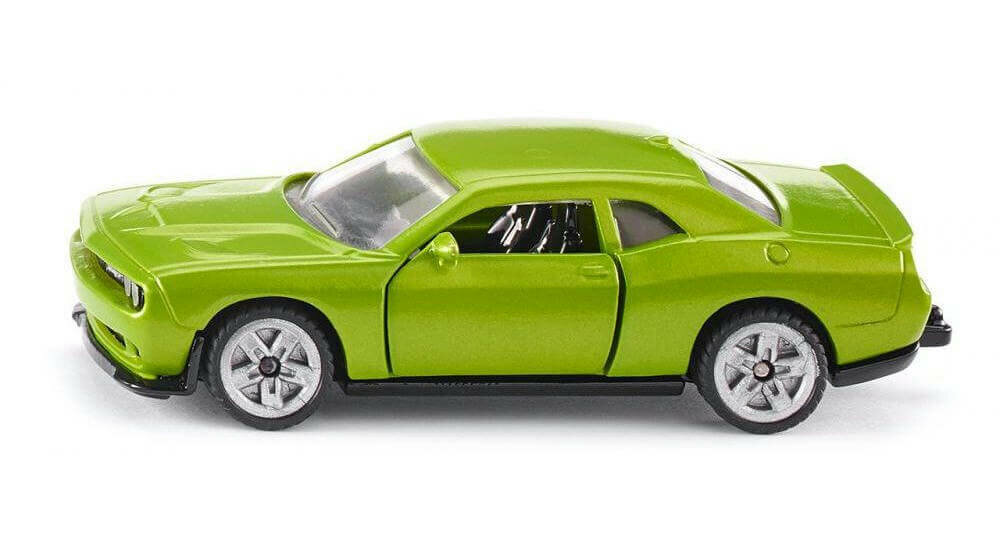 Масштабная модель Siku Dodge Challenger SRT Hellcat зеленый 8 см - фото №5