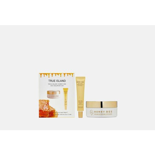 Набор для ухода за кожей вокруг глаз True Island honey bee eye solution kit kanza collagen eye mask supplement 60 pcs