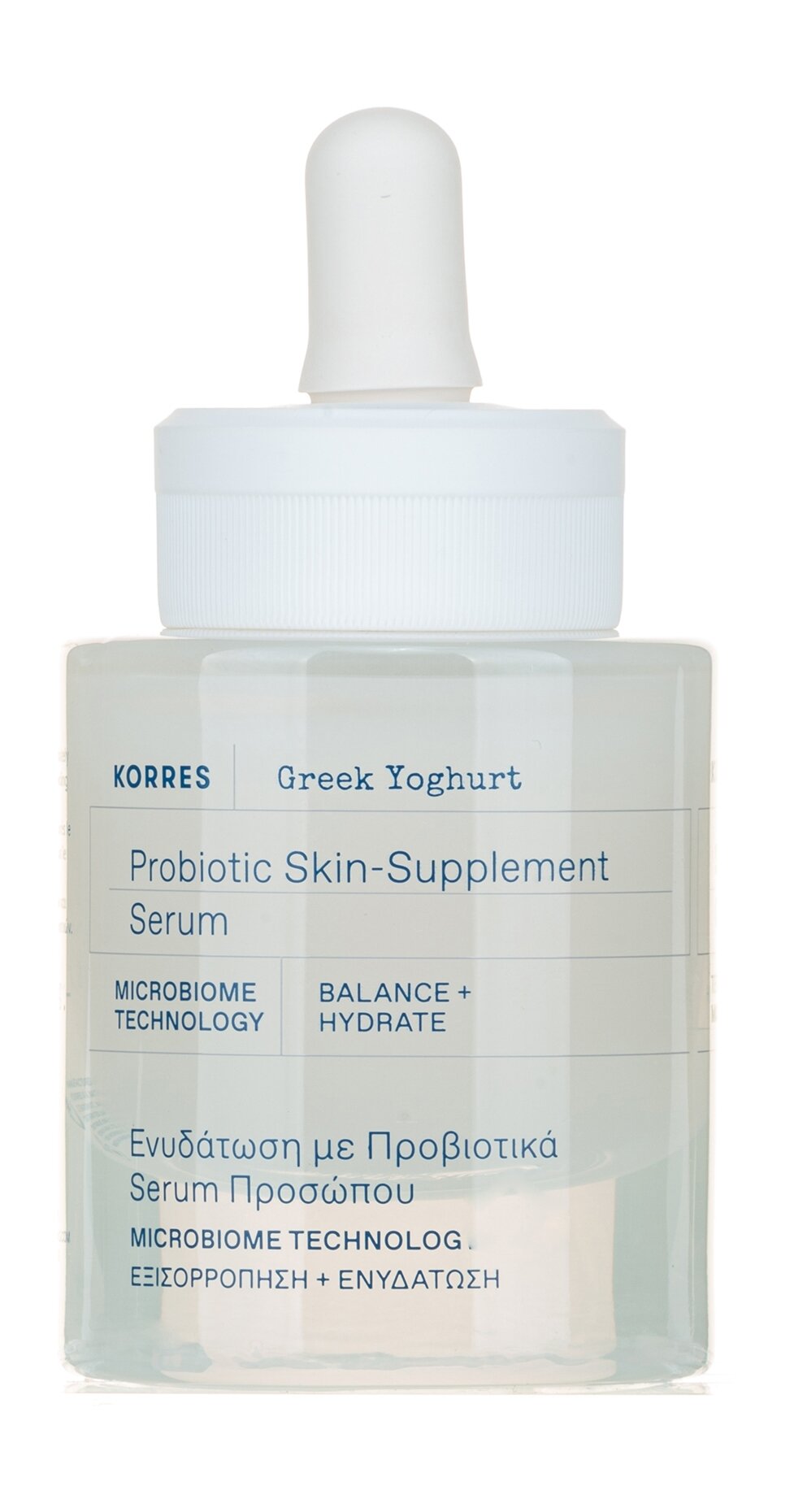 KORRES Сыворотка для лица с пробиотиками и йогуртом поддерживающая кожу, 30 мл