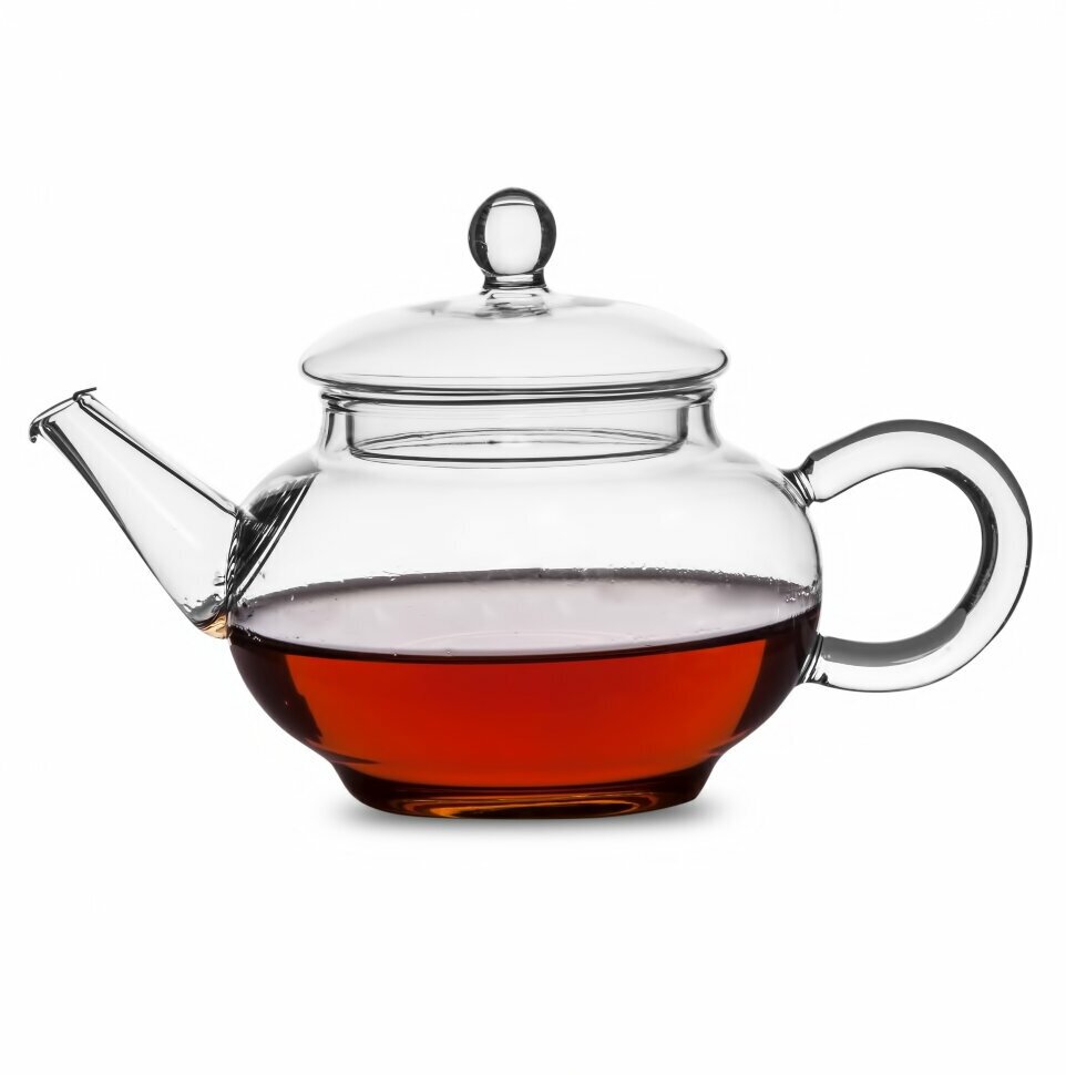 фото Чайник из жаропрочного стекла с металлическим фильтром "Ирга" 250мл