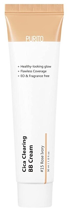 Purito -       Cica Clearing BB Cream #15 Rose Ivory