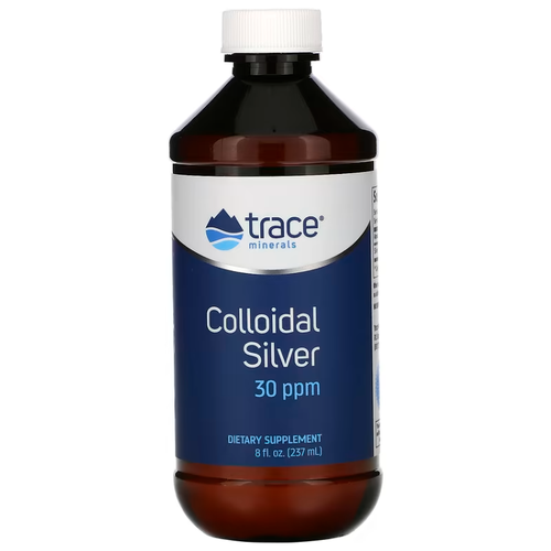 Trace Minerals Colloidal Silver 30 PPM (Коллоидное серебро 30 частей на миллион) 237 мл