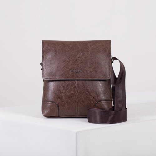 Сумка , коричневый сумка багет на молнии длинный ремень цвет коричневый