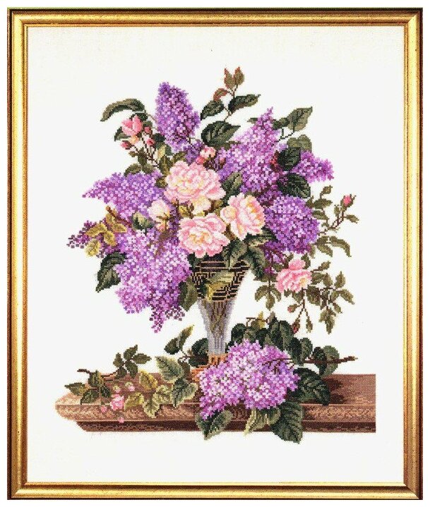 Сирень и розы (Lilac and roses) 14-185