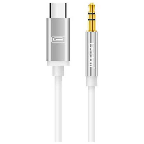 Аксессуар Earldom ET-AUX28 3.5mm - USB-C 1.0 White аудио кабель aux earldom et aux28 3 5мм usb c superior sound quality 1 метр белый