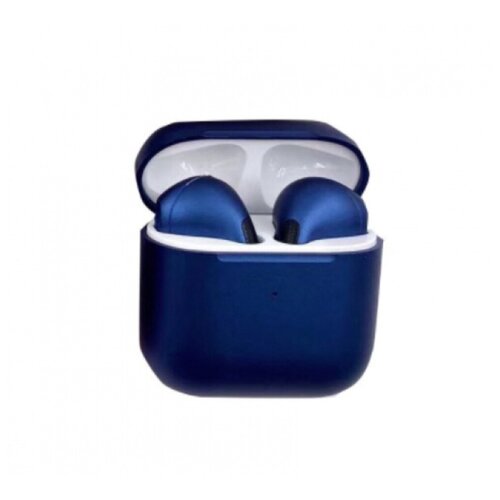 Беспроводные Bluetooth наушники с микрофоном TWS PRO 4 Синие 84800₽