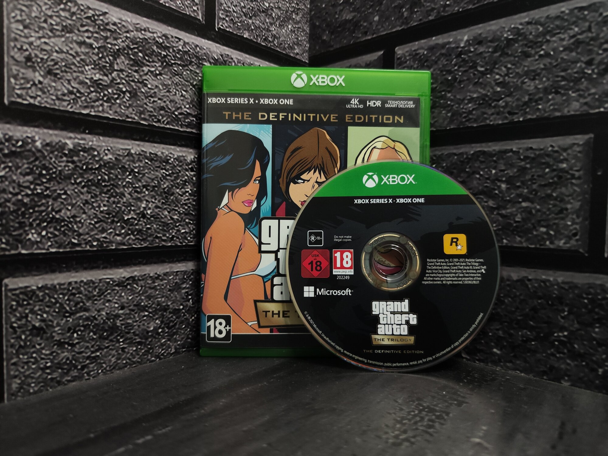 Игра для Xbox One Grand Theft Auto (GTA): The Trilogy. The Definitive Edition РУС СУБ Resale