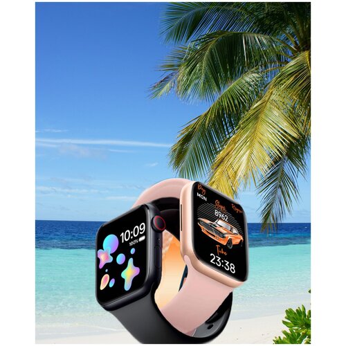 Смарт-часы для мужчин женщин и детей IS7 с пульсометром и функцией управления музыкой часы для Iphone Xiaomi Huawei Iwo 2022 239000₽