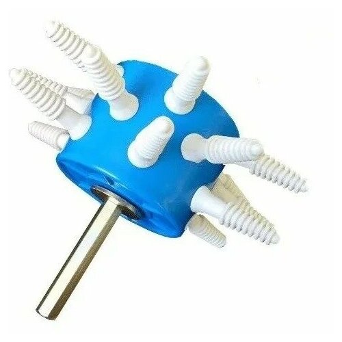 Перосъемная насадка для ощипывания домашней птицы Уралочка с комплектом запасных пальцев 18 бил 1299₽