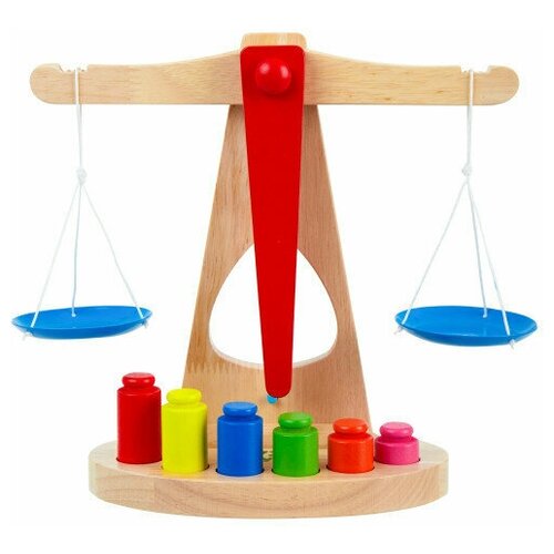 Игровой набор Весы с гирьками и чашами