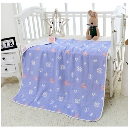 фото Плед muslin blanket 100х90см из шести слоев муслина нет бренда