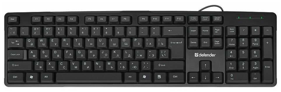 Клавиатура DEFENDER (45440) Next HB-440 клавиш: 104, черный