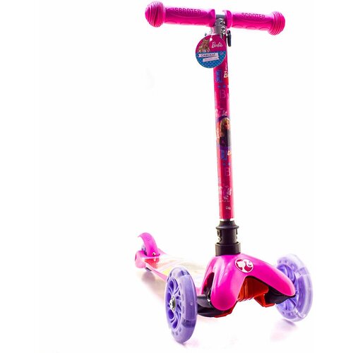 фото Barbie самокат 3 колесный барби, колеса pu 120мм и 80мм. s00022-brb. 299196 next, барби