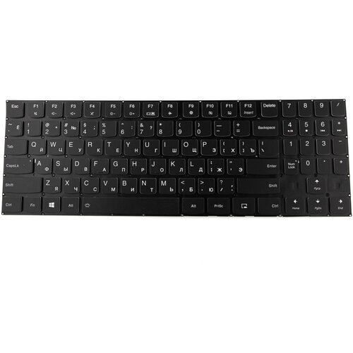 Клавиатура для ноутбука Lenovo Y520-15IKB, Y720-15 c белой подсветкой p/n: SN20N0459118, AE08L018 клавиатура для ноутбука lenovo y520 y520 15ikb черная кнопки красные без рамки
