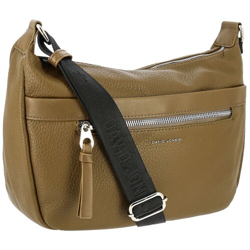 фото Сумка кросс-боди женская david jones 6807-2-dd-khaki, коричневая