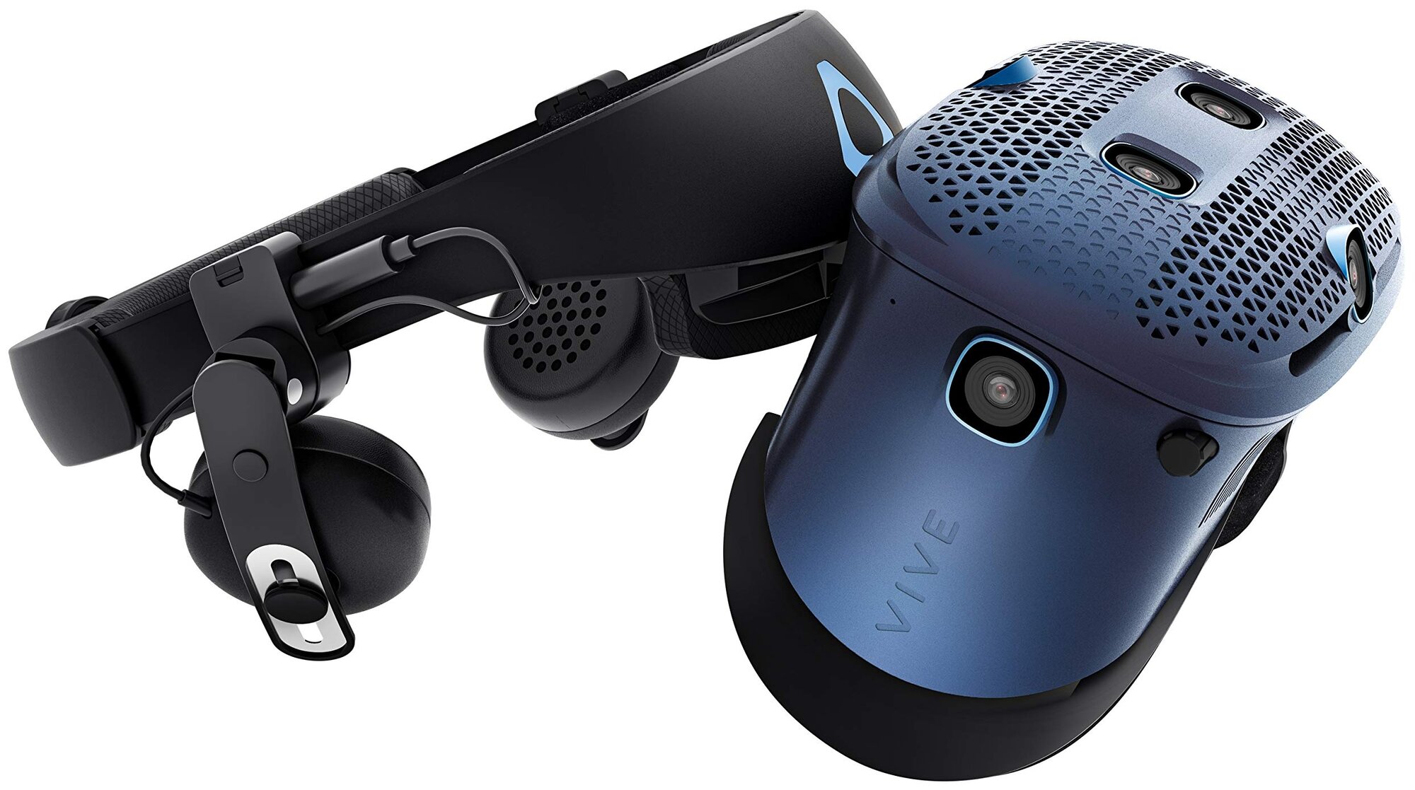 Очки виртуальной реальности HTC Vive Cosmos, черный/синий [99harl027-00] - фото №3