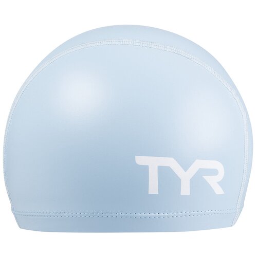 TYR Шапочка для плавания Long Hair Silicone Comfort голубой