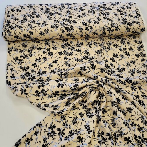 Штапель шёлк, плательная ткань, Турция, цена за 1м. погонный