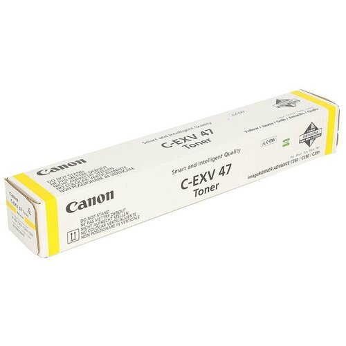 Тонер Canon C-EXV47Y 8519B002 желтый туба для принтера iR-ADV С351iF/C350i/C250i