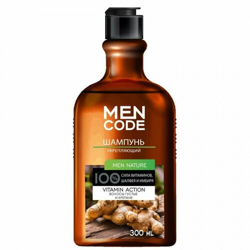 Шампунь для волос Men Code Men Nature укрепляющий,300 мл
