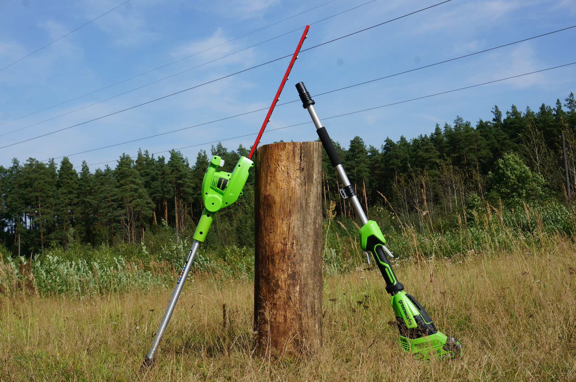 Кусторез штанговый аккумуляторный Greenworks Арт. 2300407, 40V, 51см, без АКБ и ЗУ