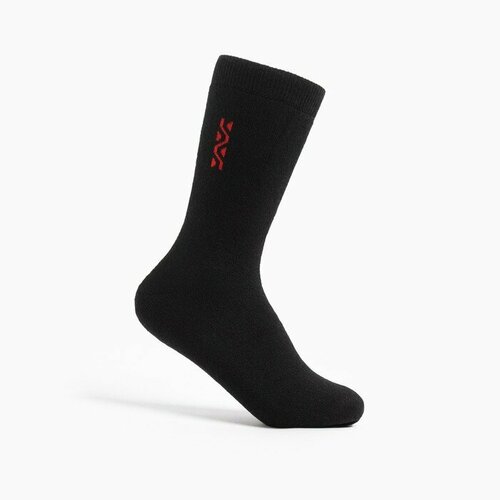 Носки СИБИРЬ, размер 39/40, черный мужские носки senso классические размер 25 черный