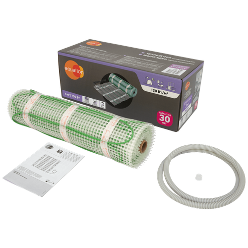 Нагревательный мат для теплого пола Equation 5 м2 750 Вт 9190₽