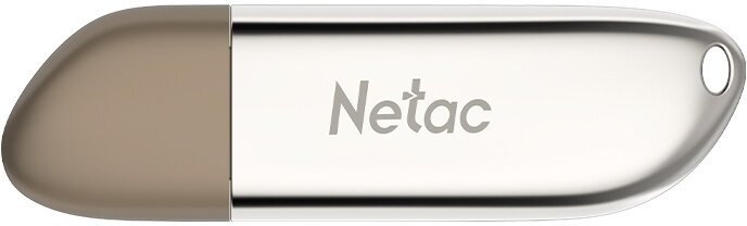 Флэш-память USB_ 32 GB Netac U352 , USB3.0, с колпачком, металлическая