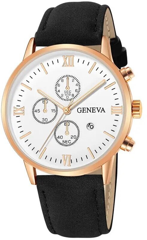 Наручные часы Geneva Geneva 28150, белый, черный