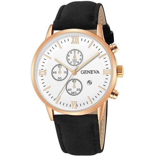 Наручные часы Geneva Geneva 28150, белый, черный geneva geneva hot casual student watch double layer three eye plastic mesh belt symphony watch